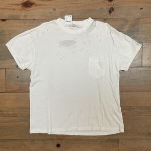 WE THE FREE DISTRESSED WHITE T SHIRT